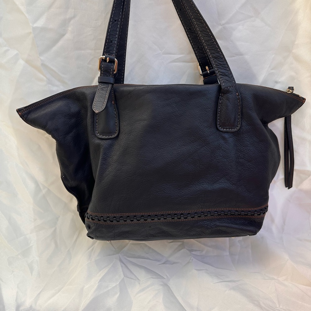 Dooney & Bourke Black Leather Tote Bag